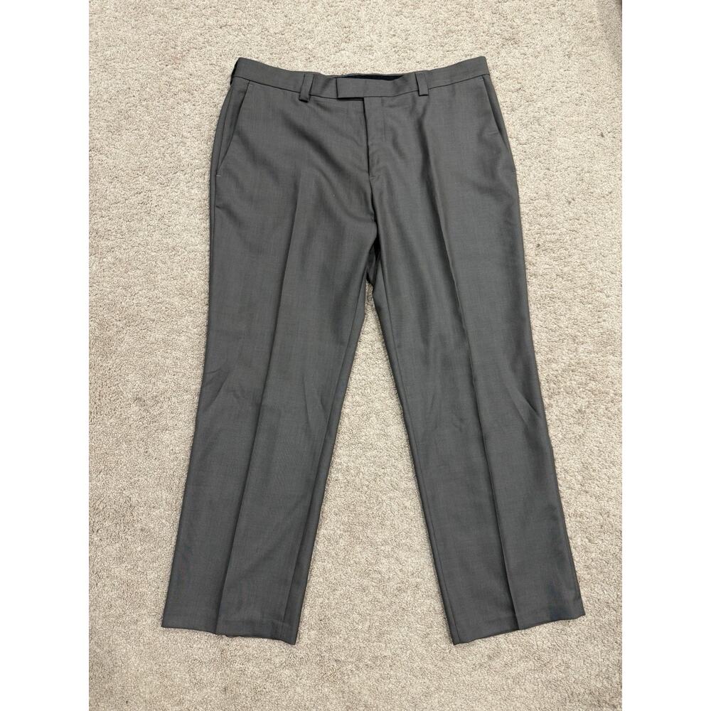 Men’s‎ Kenneth Cole Reaction Stretch Dress Pants Grey 38x30